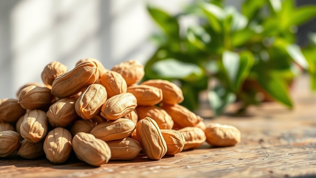 peanuts have low net carbs