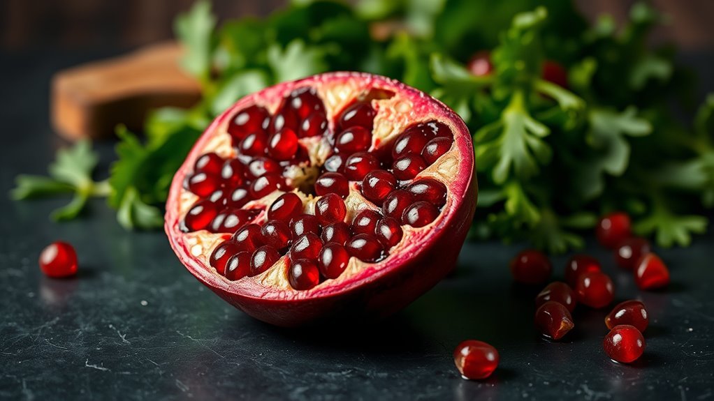 pomegranates net carbs analysis