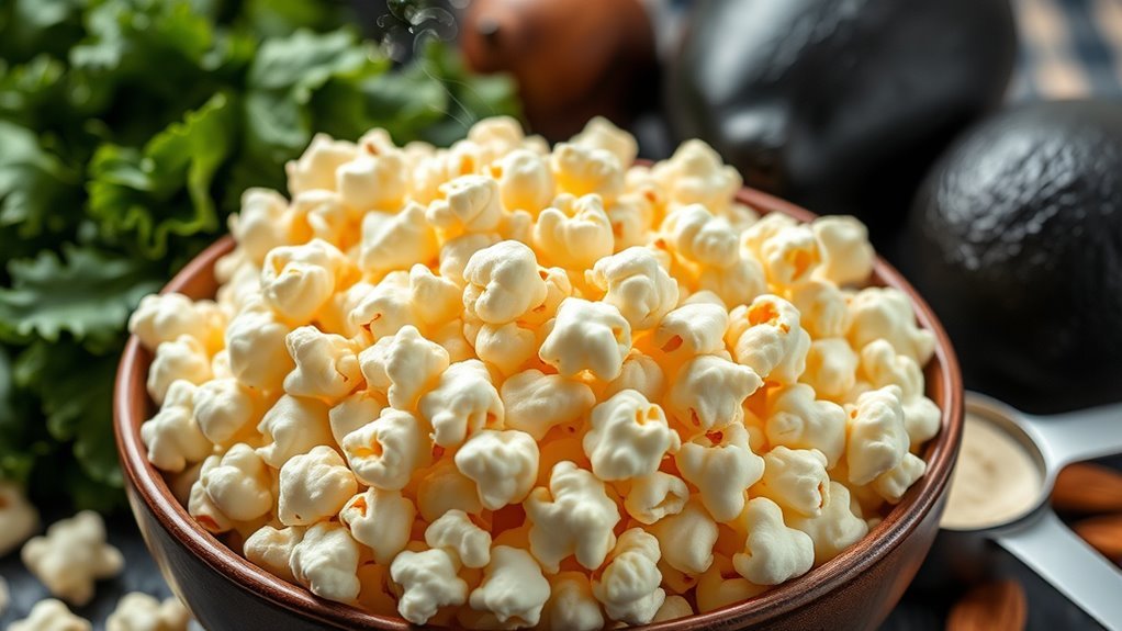 popcorn fiber benefits keto