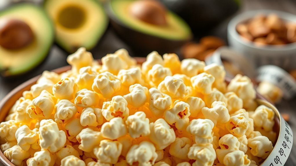 popcorn high in carbohydrates