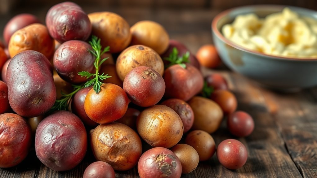 potato varieties nutritional comparison