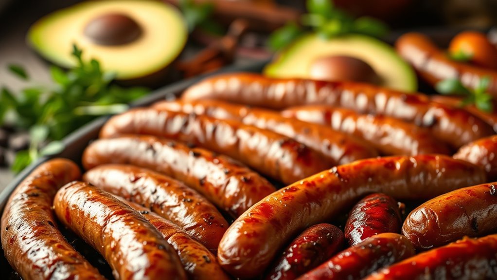 sausage nutritional values vary