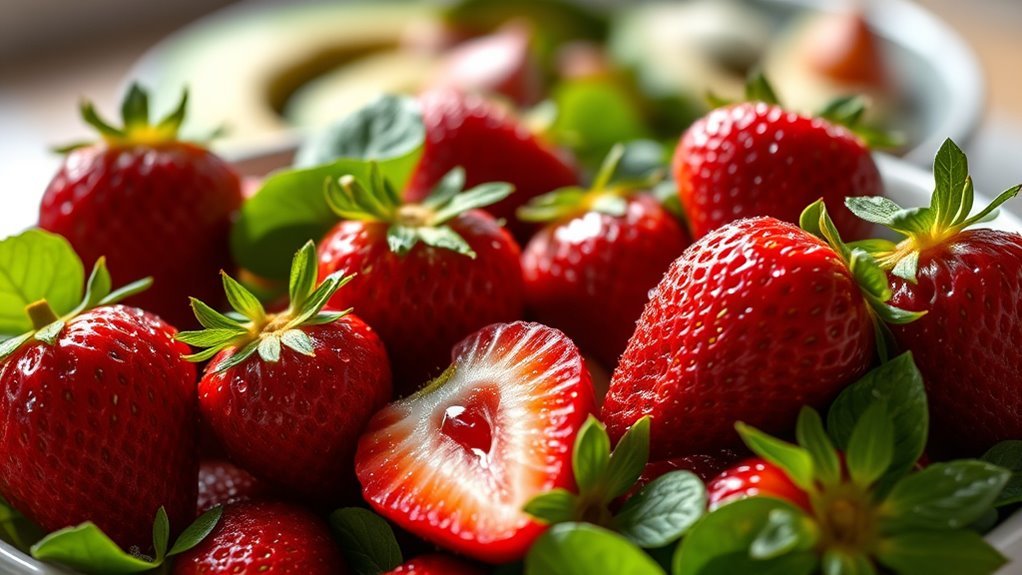strawberries low carbs high nutrients