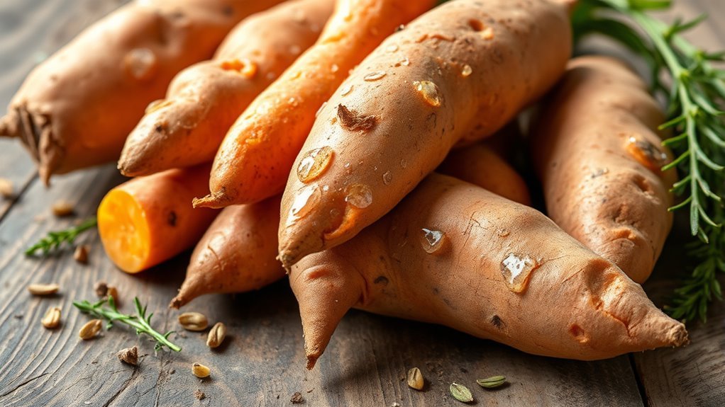 sweet potatoes nutrient rich carb heavy