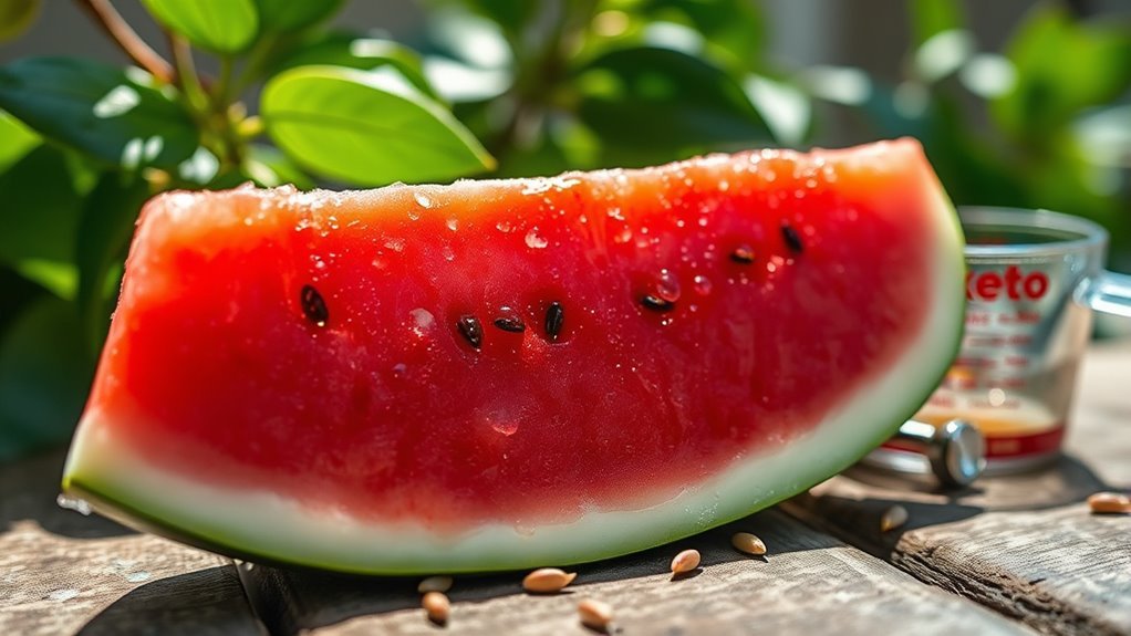 watermelon low carb hydrating fruit