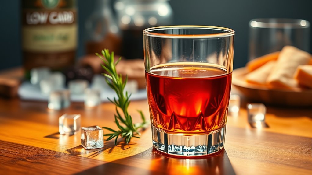 whiskey low carb flavorful choice