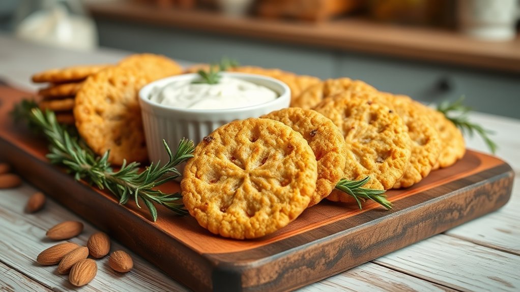 almond flour versus traditional crackers
