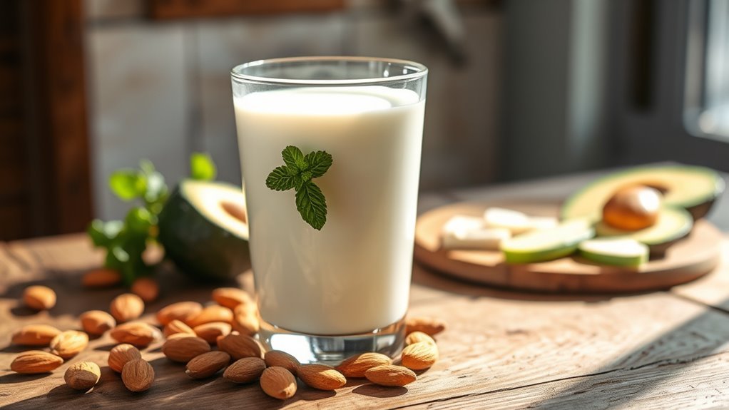almond milk supports ketosis