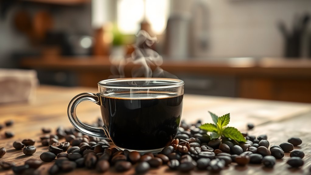 black coffee supports ketosis