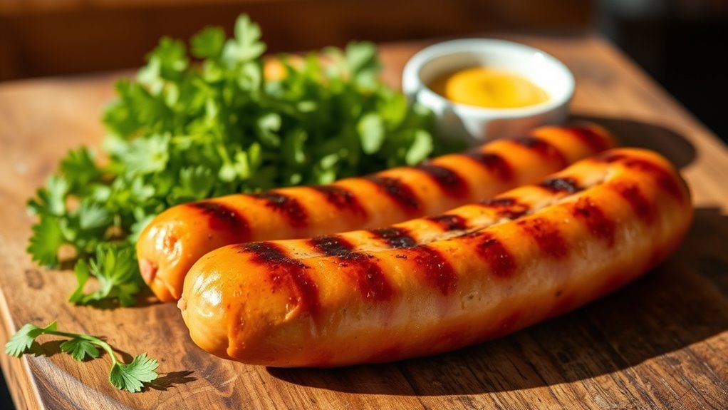 bratwurst high fat protein
