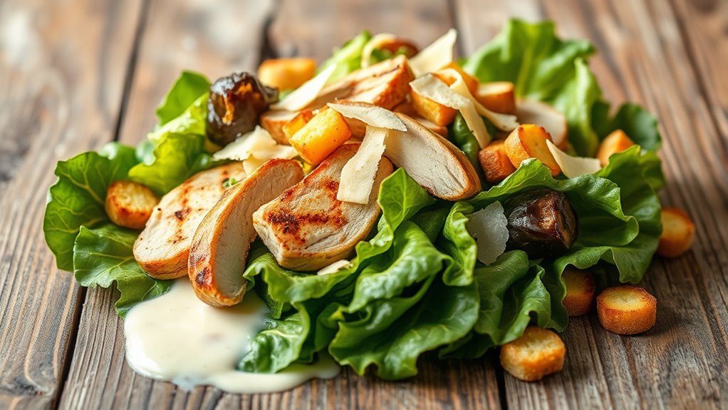 caesar salad carb analysis