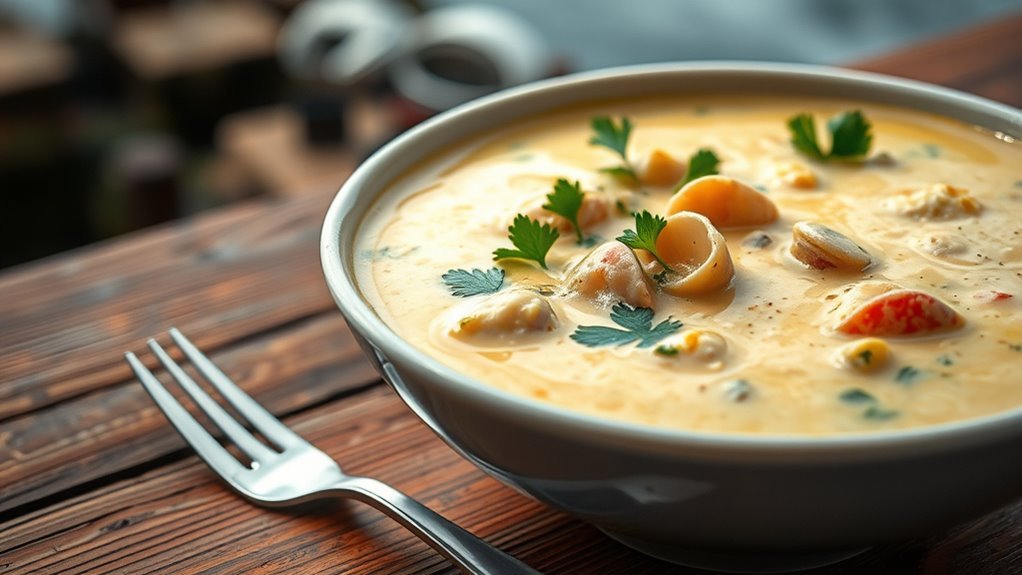 carb content in chowder