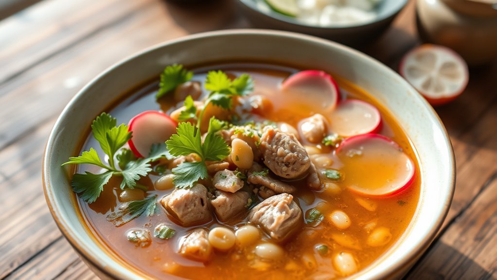 carb content in pozole