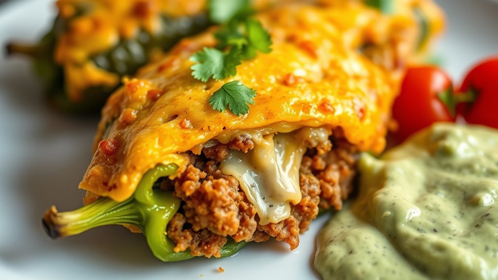 carb counts in chile rellenos