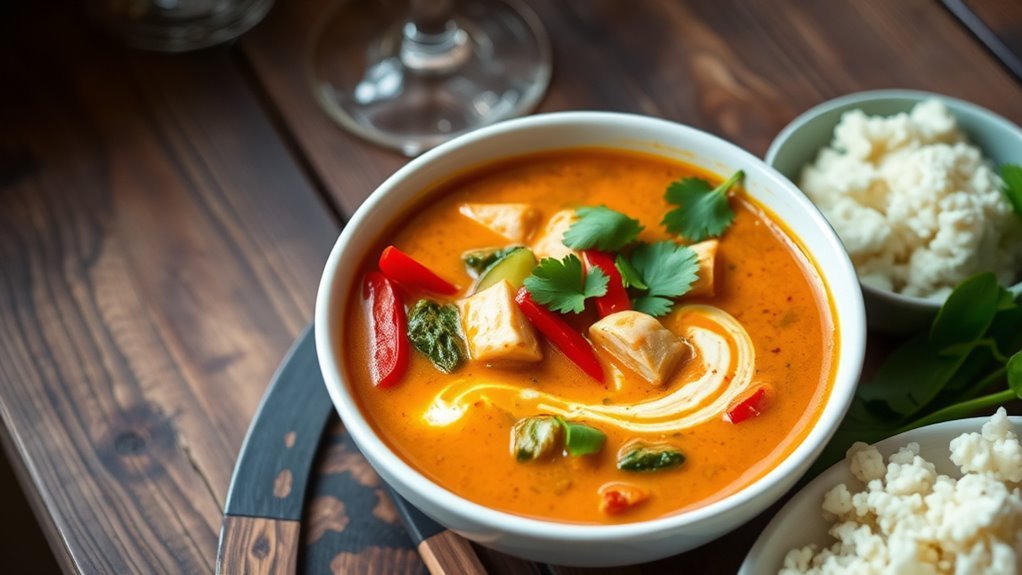 carb counts in thai curry