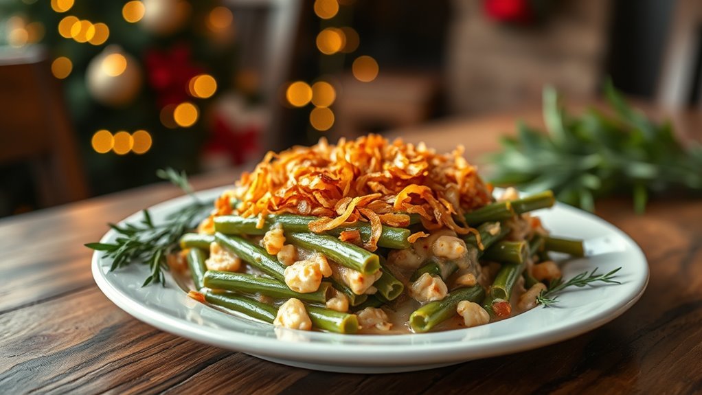 carb heavy green bean casserole