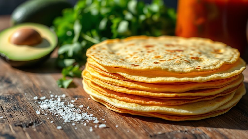 carbohydrate content in tortillas