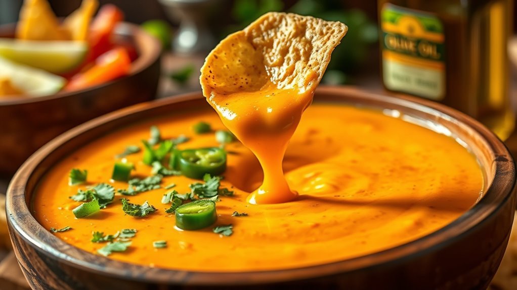 carbohydrates in traditional queso