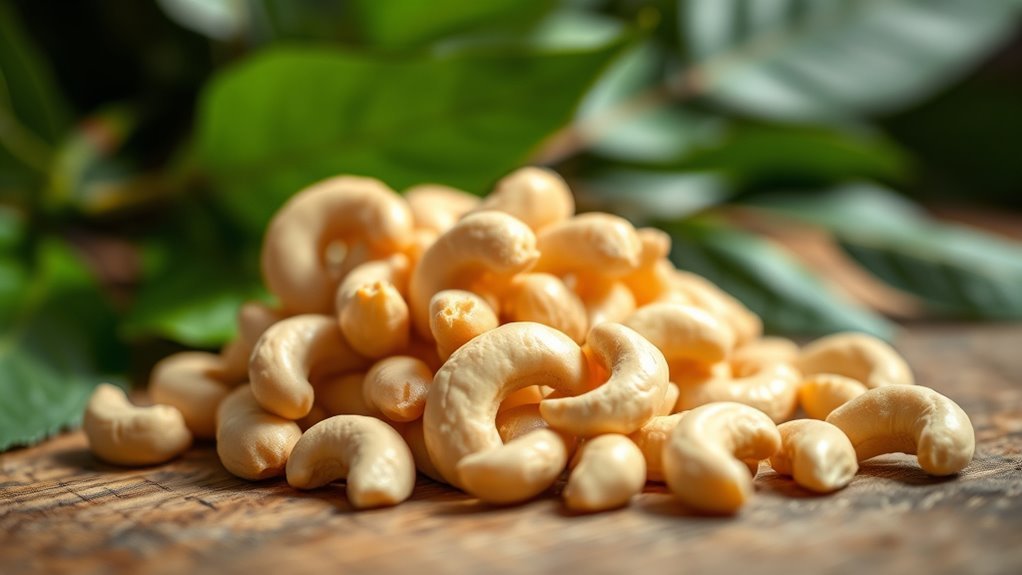 cashews have high carbohydrates