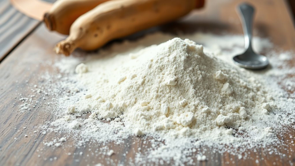 cassava flour s low fiber
