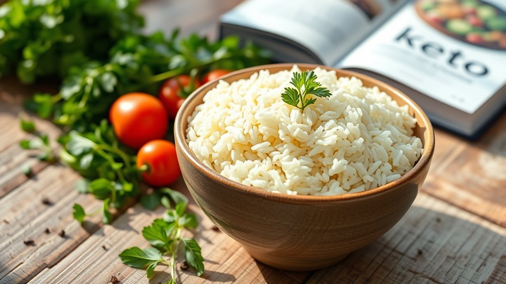 cauliflower rice low carb alternative