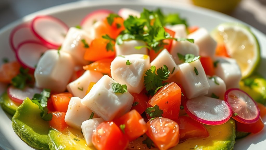 ceviche fresh diverse flavorful dish