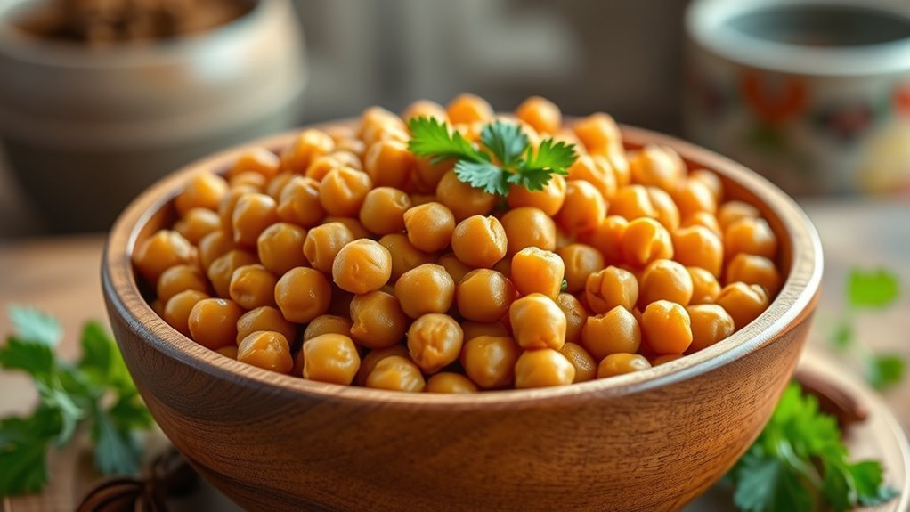 chickpeas carb content varies