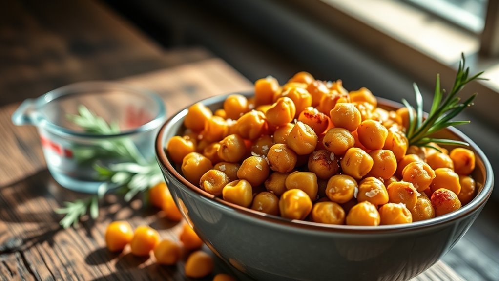 chickpeas high in carbohydrates