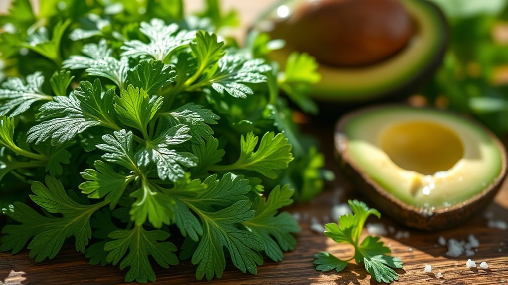 cilantro is keto friendly herb
