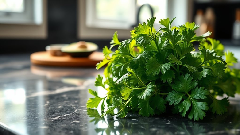 cilantro promotes health benefits