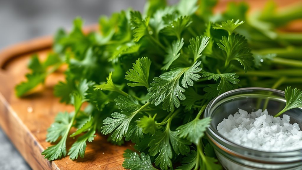 cilantro s low carbohydrate content