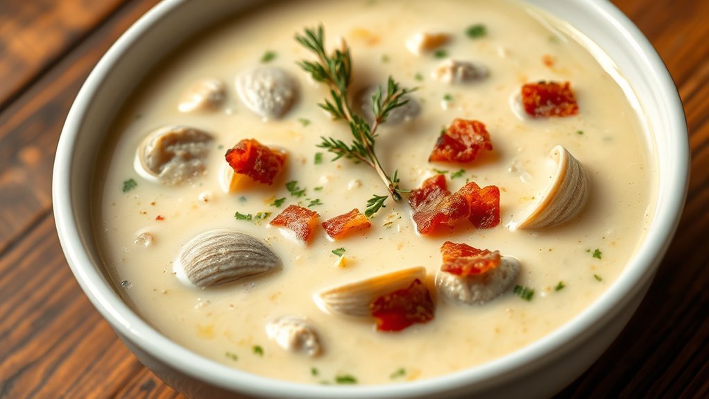 clam chowder s rich ingredients