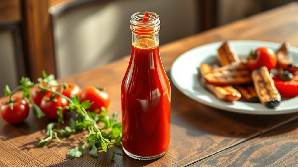 compare ketchup sugar content