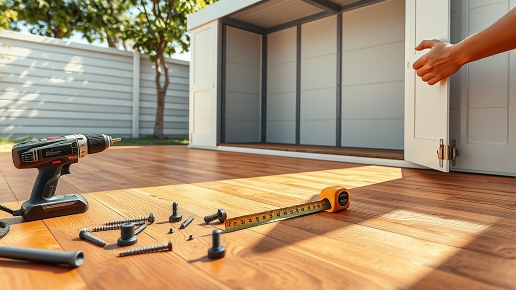 constructing a keter shed