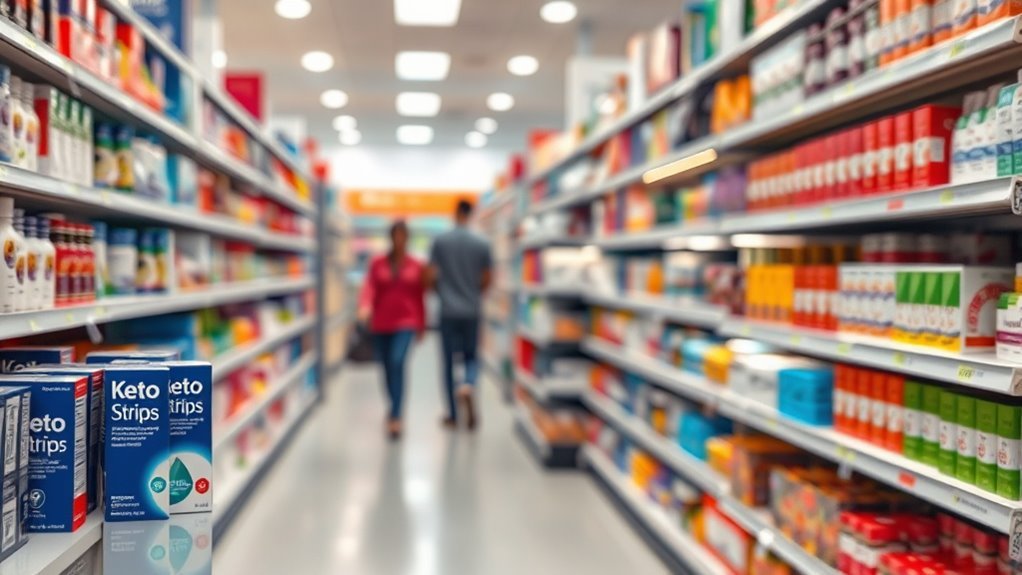 convenient keto strip availability