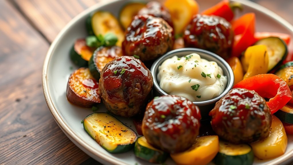 creamy garlic cauliflower mash