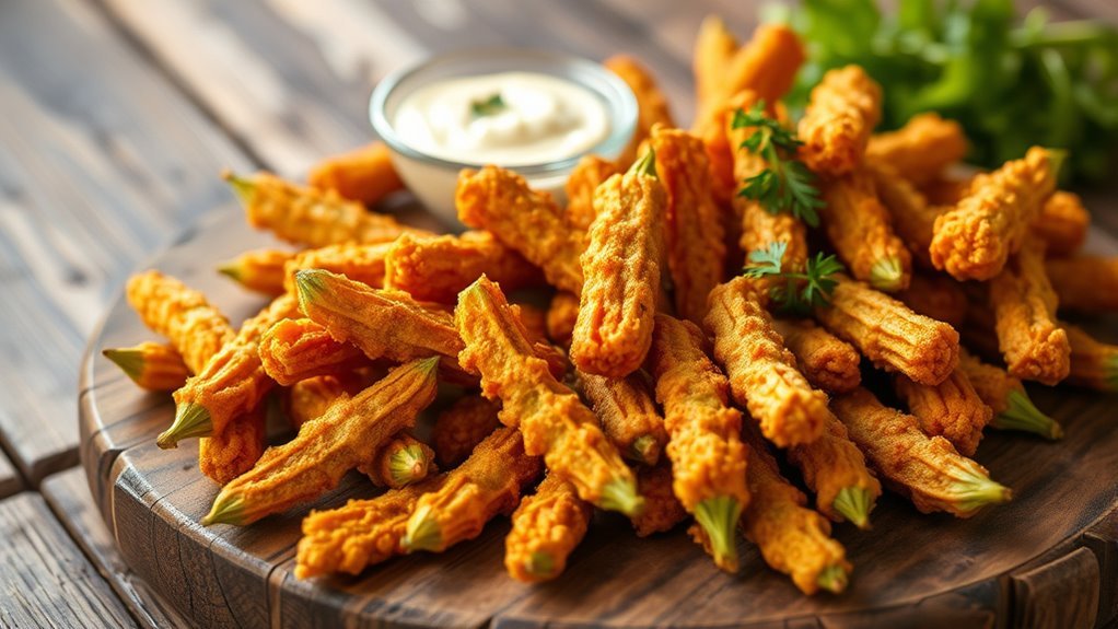 crispy fried okra recipe