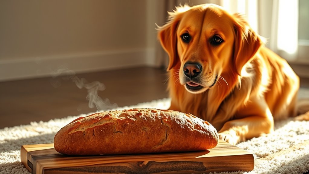 dogs and keto bread