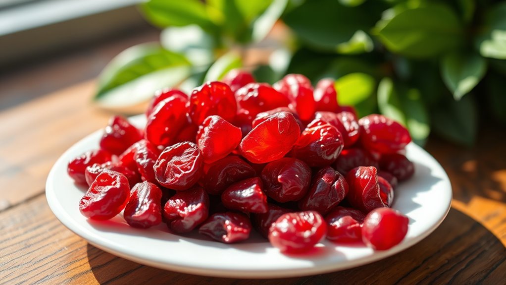 dried cranberries carb caution advised