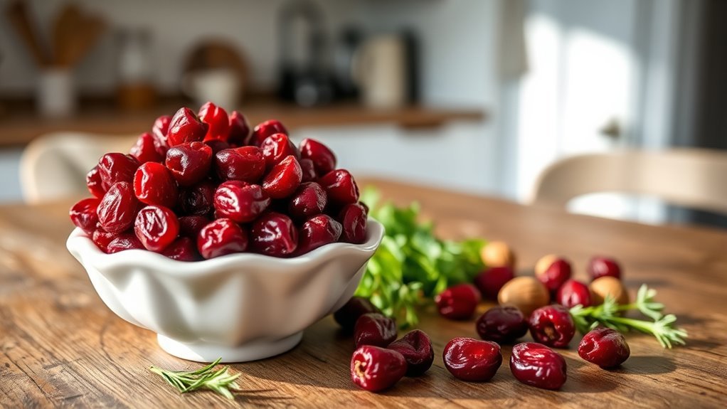dried cranberries not keto