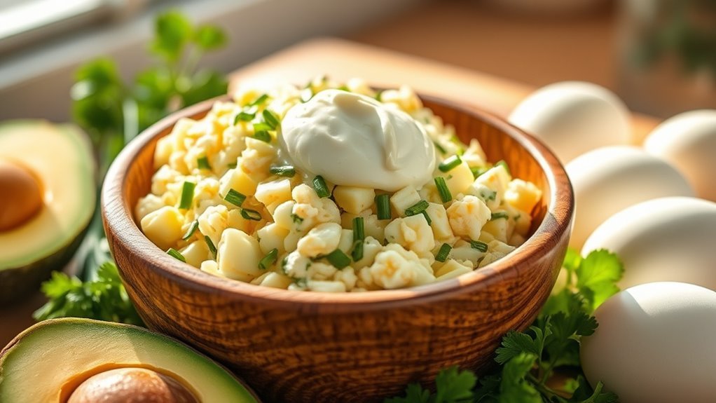 egg salad keto friendly option