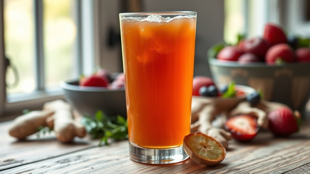 fermented tea with probiotics