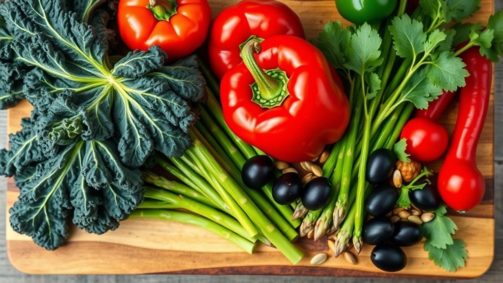 fiber rich low carb vegetables
