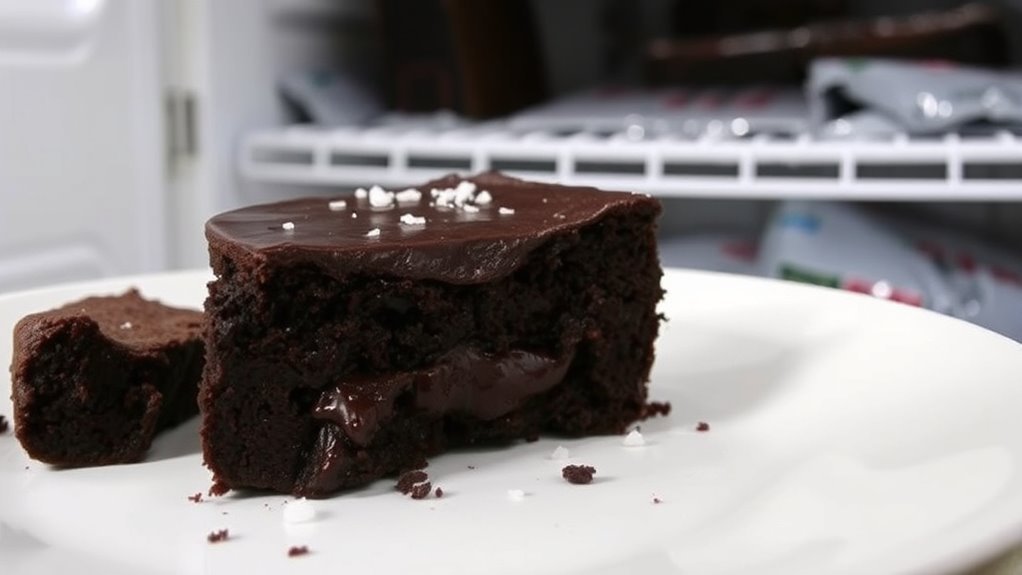 freeze brownies for freshness
