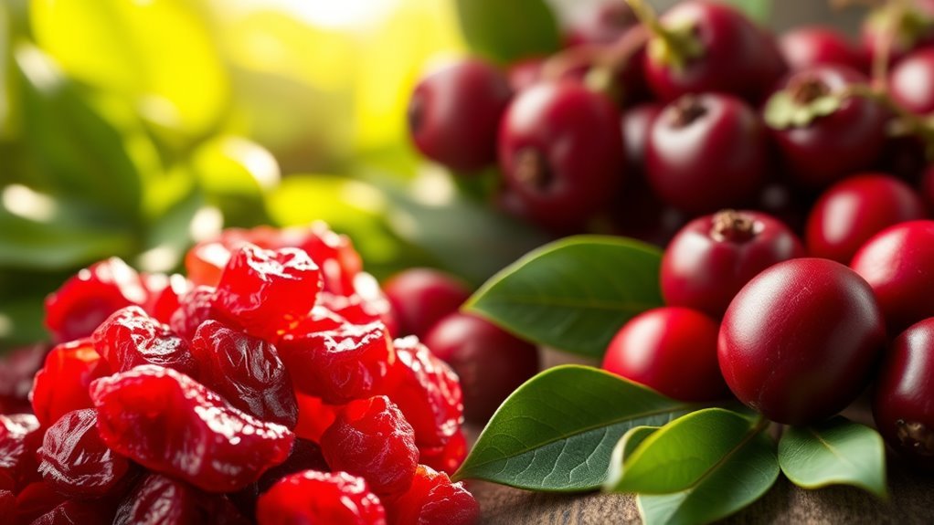 fresh cranberries lower carbs