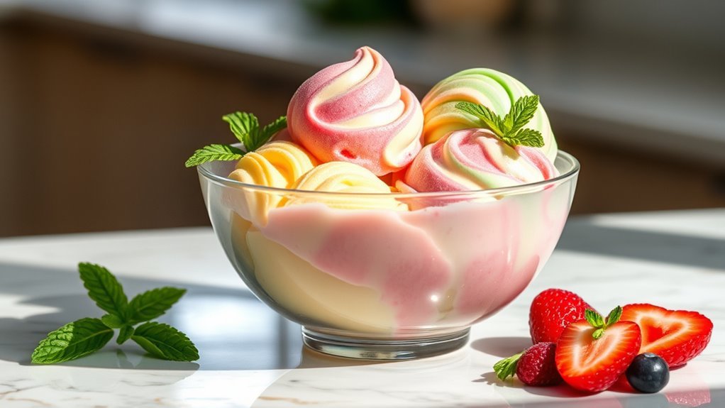 frozen fruit based dessert variations