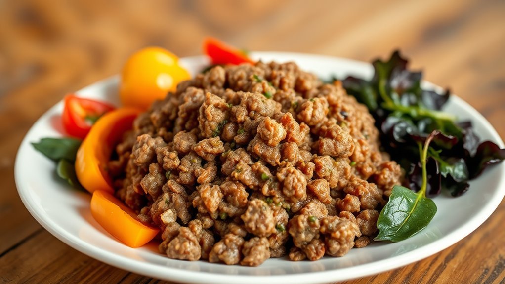 ground beef supports keto diet