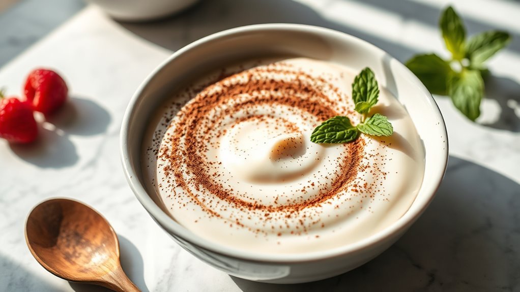 guilt free creamy dessert option