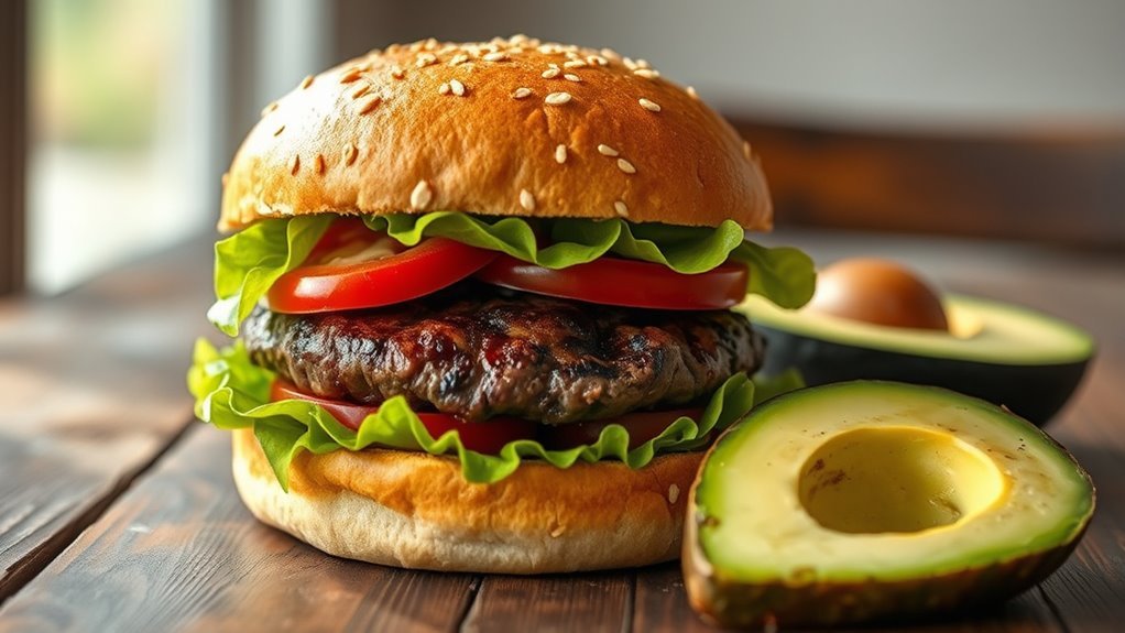 hamburger composition and alternatives