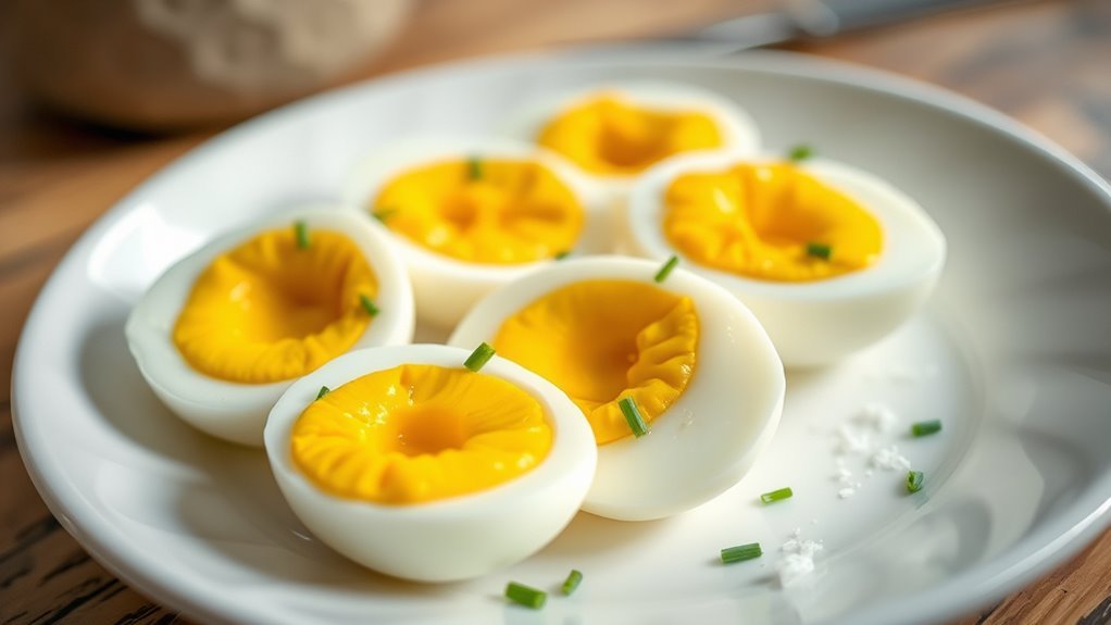 hard boiled eggs for protein